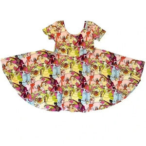 Wild Rich Kids Twirl Dress Youth Size 9/10 disney the princess & the frog Tiana